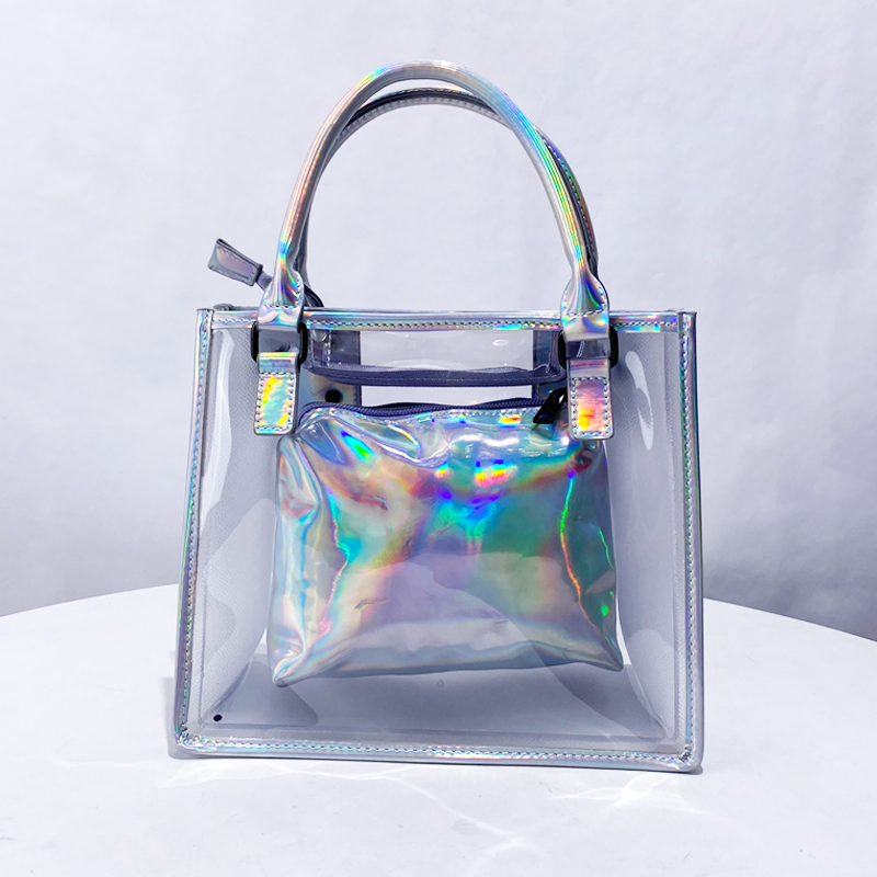 여성을위한 투명 젤리 복합 가방 럭셔리 디자이너 핸드백 - Women Bags On Sale 리뷰 및 가격