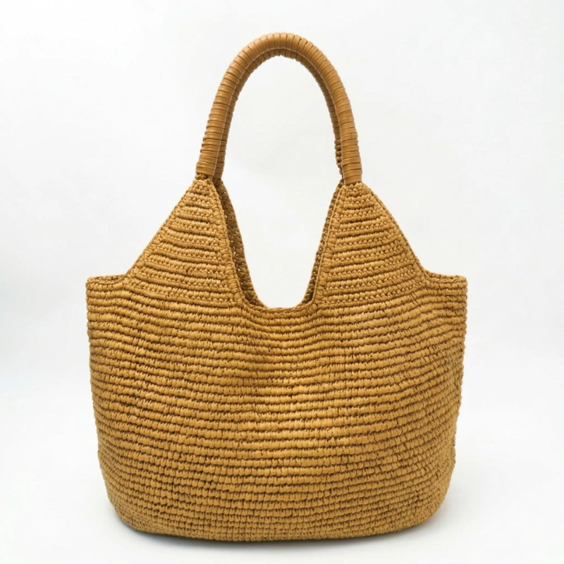 여성용 대용량 핸드메이드 토트백, 우아한 여름 해변 휴 - Women'S Raffia Bags 리뷰 및 가격