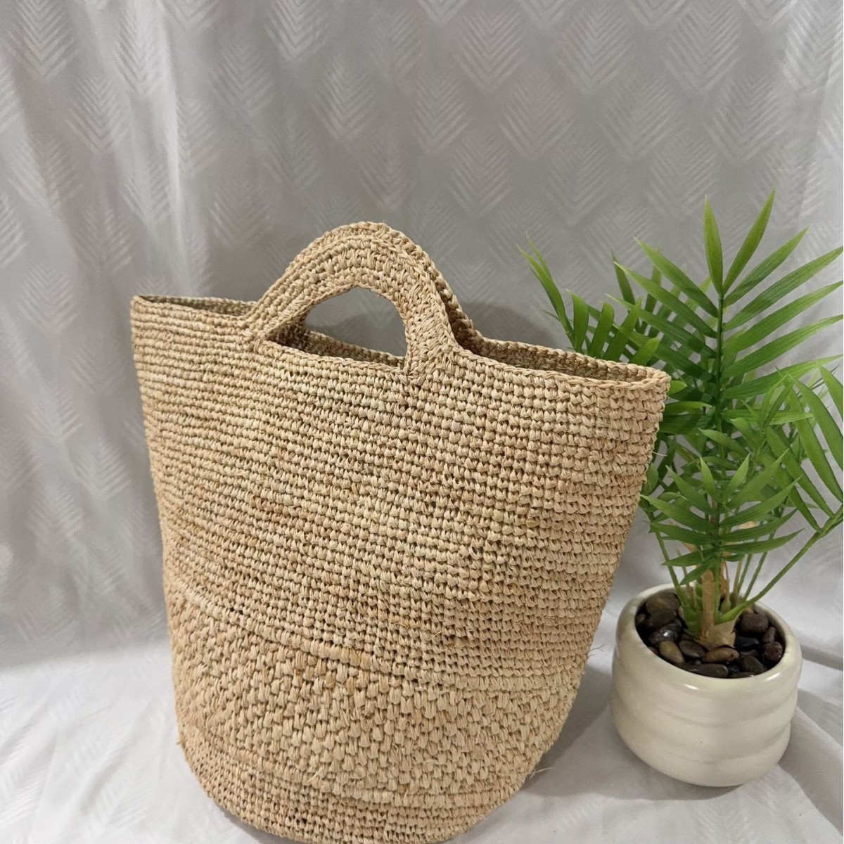 보헤미안 라피아 밀짚 가방 수제 엮은 버킷백 여성용 핸 - Women'S Raffia Bags 리뷰 및 가격