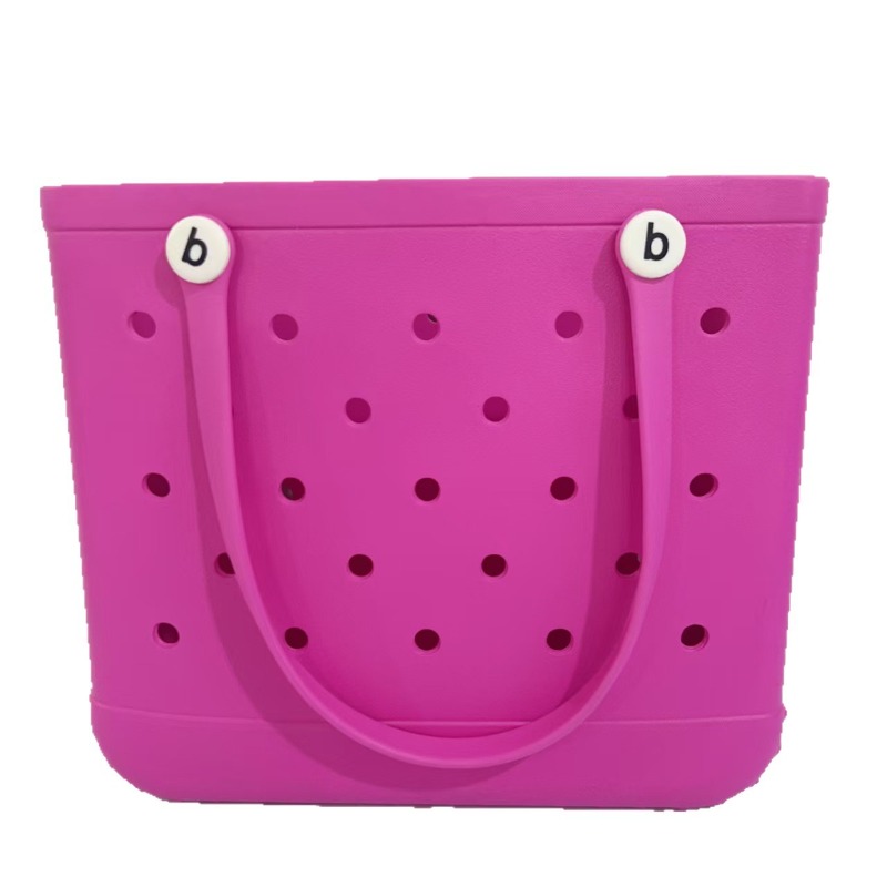 대형 EVA 비치 토트백, 구멍이 있는 야외 수납 바구 - Women'S Bags Handbags 리뷰 및 가격