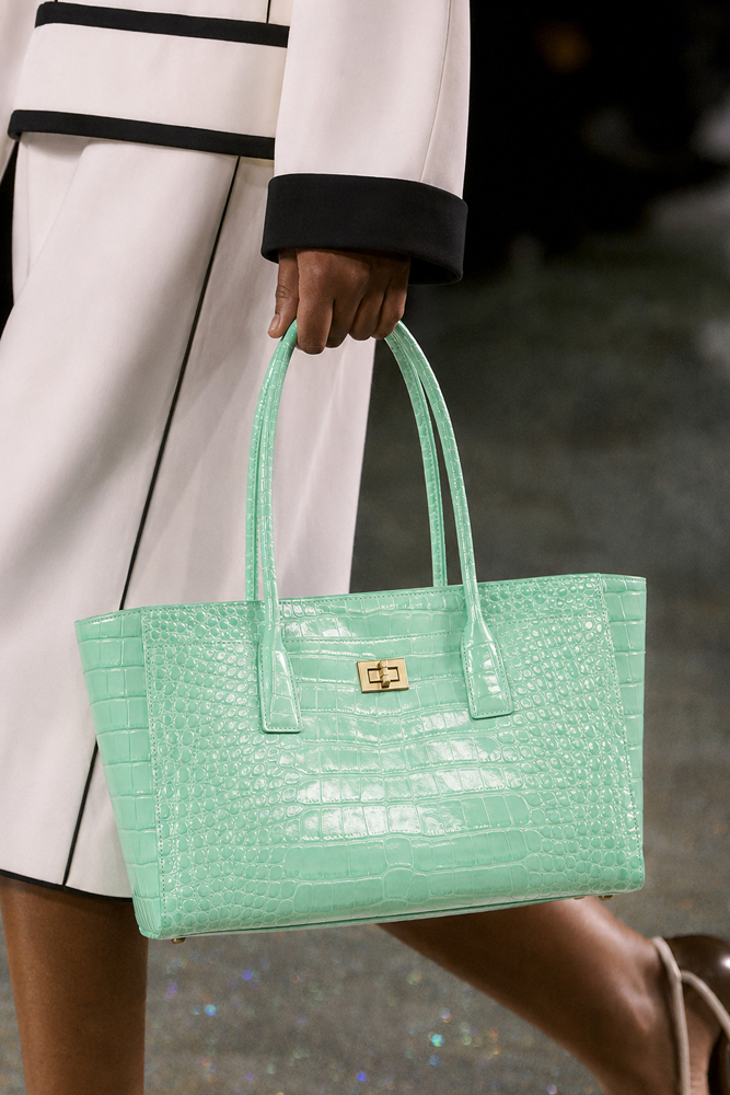SHELKSBAG 광택 있는 크로커다일 엠보싱 토트백  - Women Hand Bags For Office 리뷰 및 가격