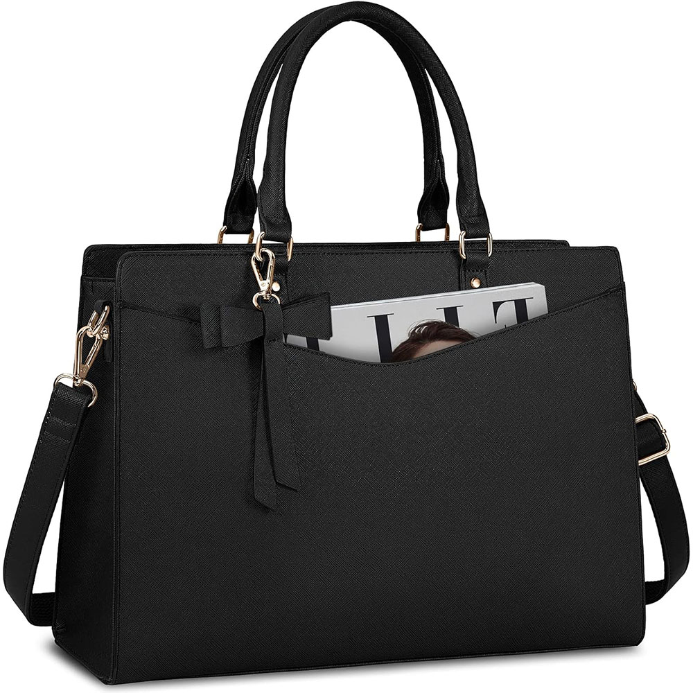 여성용 노트북 가방 15.6인치 PU 가죽 노트북 토트 - Women Hand Bags For Office 리뷰 및 가격