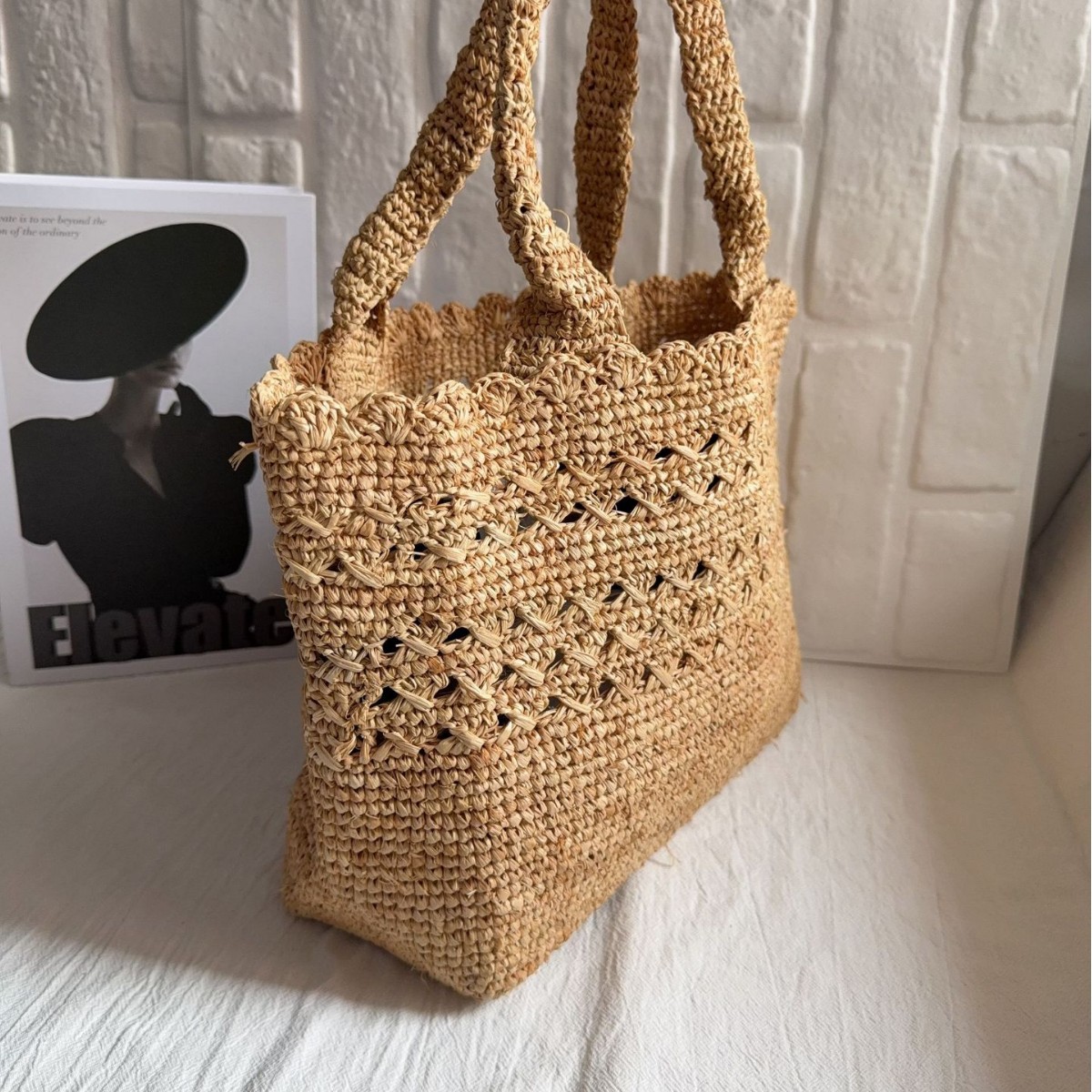 Sunmmer 라피아 밀짚 가방 속이 빈 짠 숄더백 보 - Women'S Raffia Bags 리뷰 및 가격