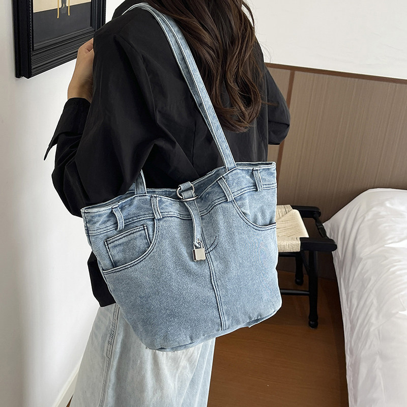 데님 패션은 간결하면서도 트렌디하여 일본과 한국의 젊은 - Women'S Young Bags 리뷰 및 가격