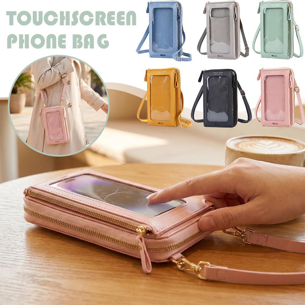 여성 가방 부드러운 가죽 지갑 터치스크린 휴대폰 지갑  - Women'S Bags Handbags 리뷰 및 가격