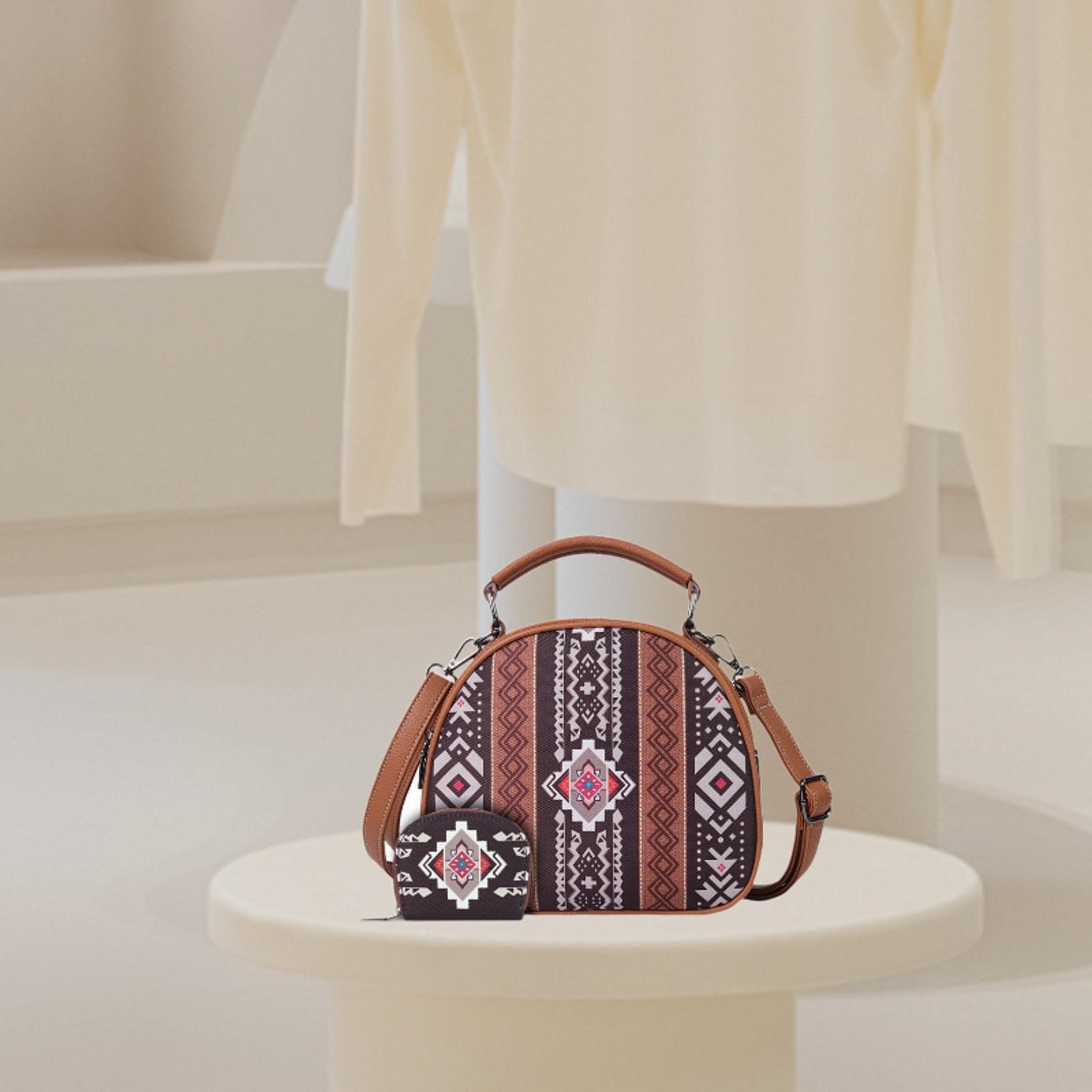 여성용 보헤미안 패턴 핸드백, 캔버스 소재의 세련된 디 - Women'S Bags Handbags 리뷰 및 가격